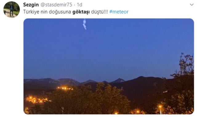 Meteor Mu Dustu Izmirli Doc Dr Acikladi